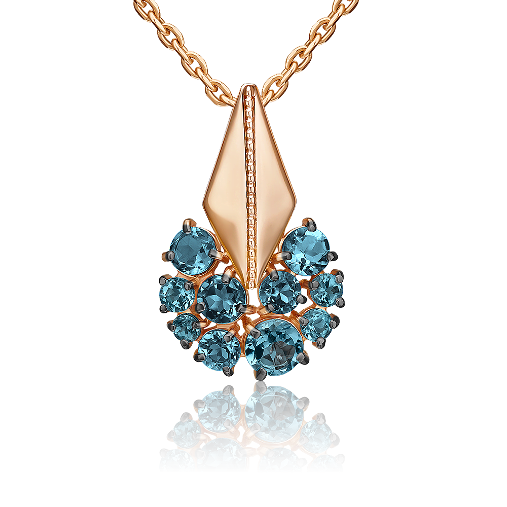 

Подвеска из золота PLATINA jewelry 03-3569-01-201-1110, топаз, 03-3569-01-201-1110
