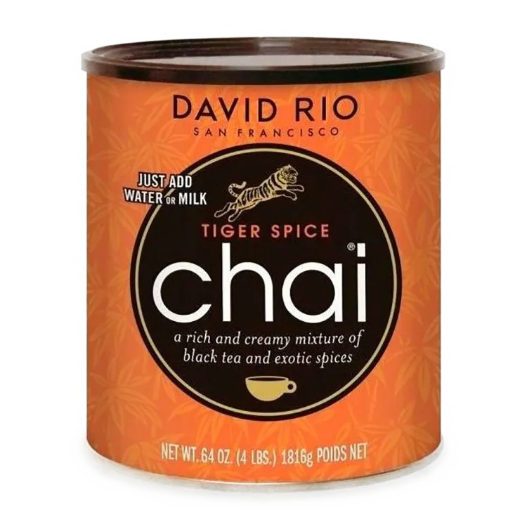Пряный чай латте David Rio Chai Tiger Spice с медом и специями, 1814г