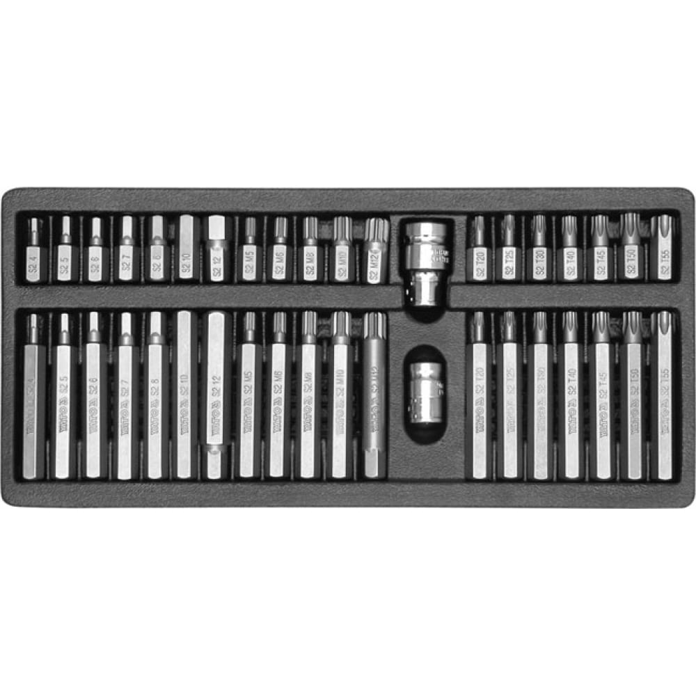 

Набор бит HEX SPLINE TORX (40 шт; 1/2-3/8) YATO YT-0400