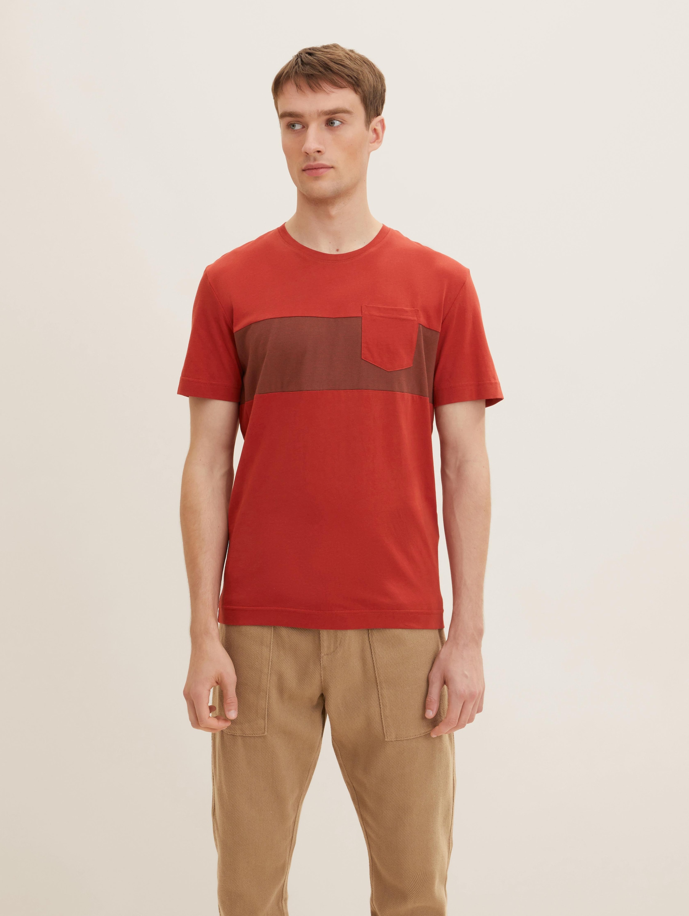 

Футболка мужская TOM TAILOR 1034401 красная 2XL, 1034401