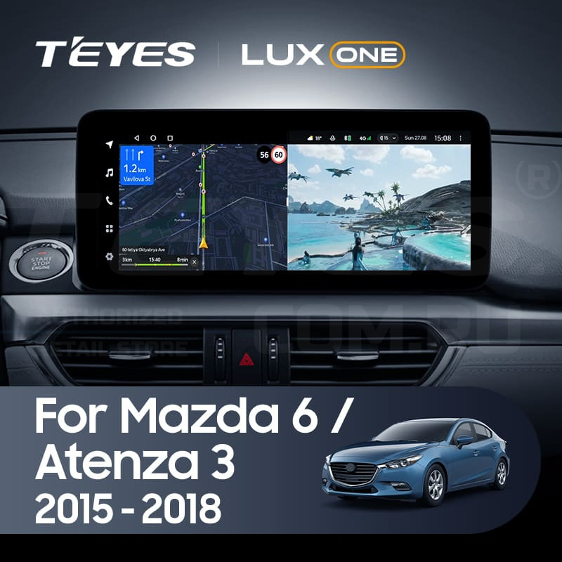 

Штатная магнитола Teyes LUX ONE 360 6/128 Mazda 6 GJ GL (2015-2018) Тип-В, Lux One