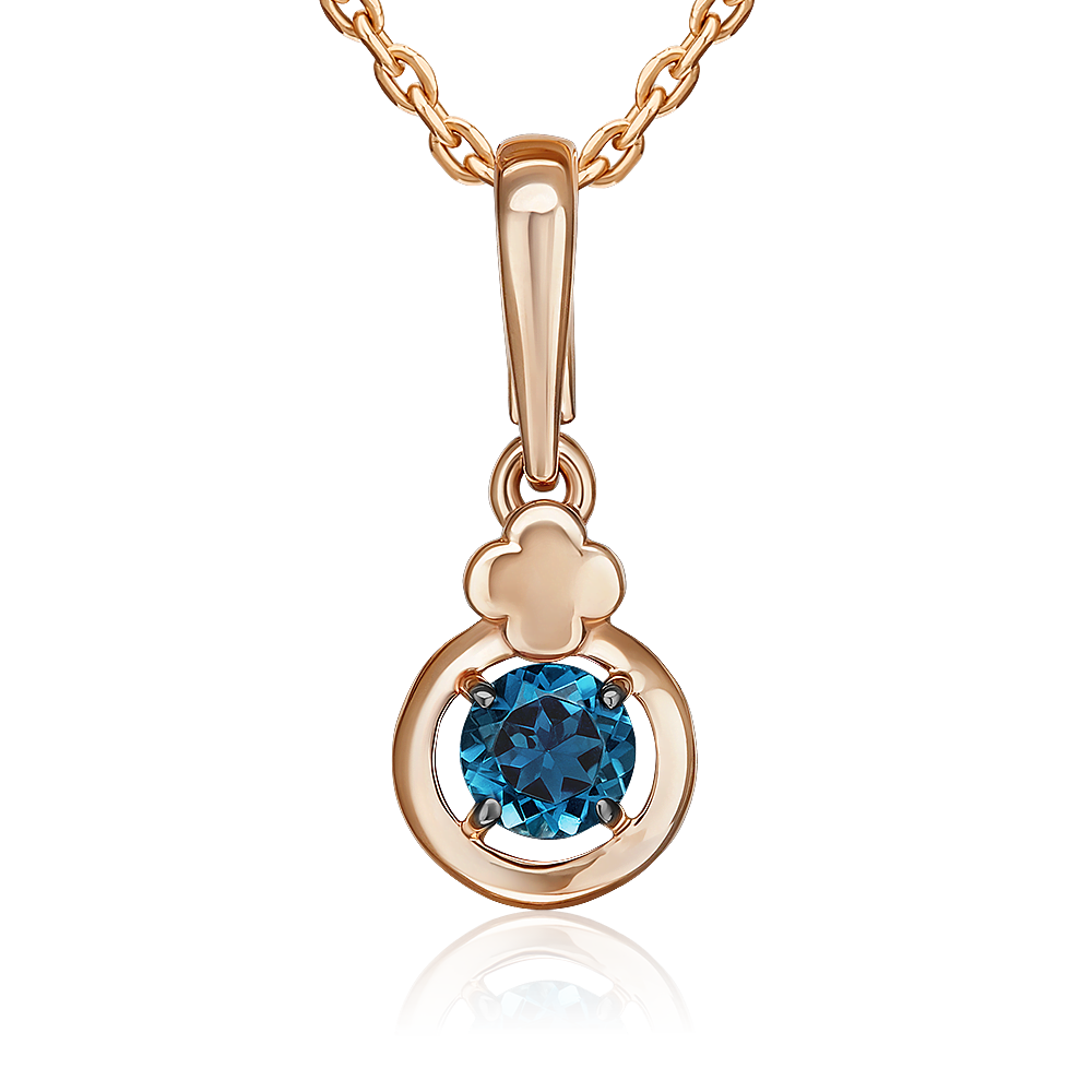 

Кулон из золота PLATINA jewelry 03-3572-02-201-1110, топаз, 03-3572-02-201-1110