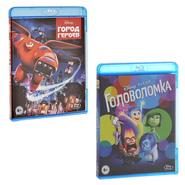 

Сборник мультфильмов Город героев / Головоломка (2 Blu-ray)