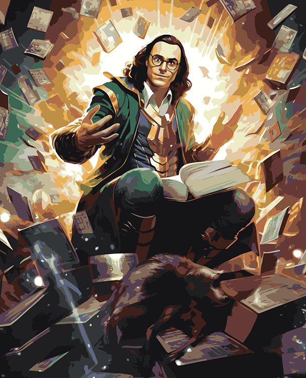 

Картина по номерам Цветное Марвел Marvel Бог обмана Локи 6