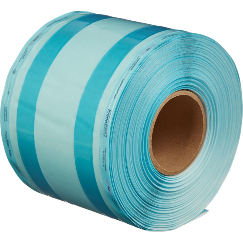 Рулон для стерильноеизации 150 мм х 50 мм х 100 м Клинипак