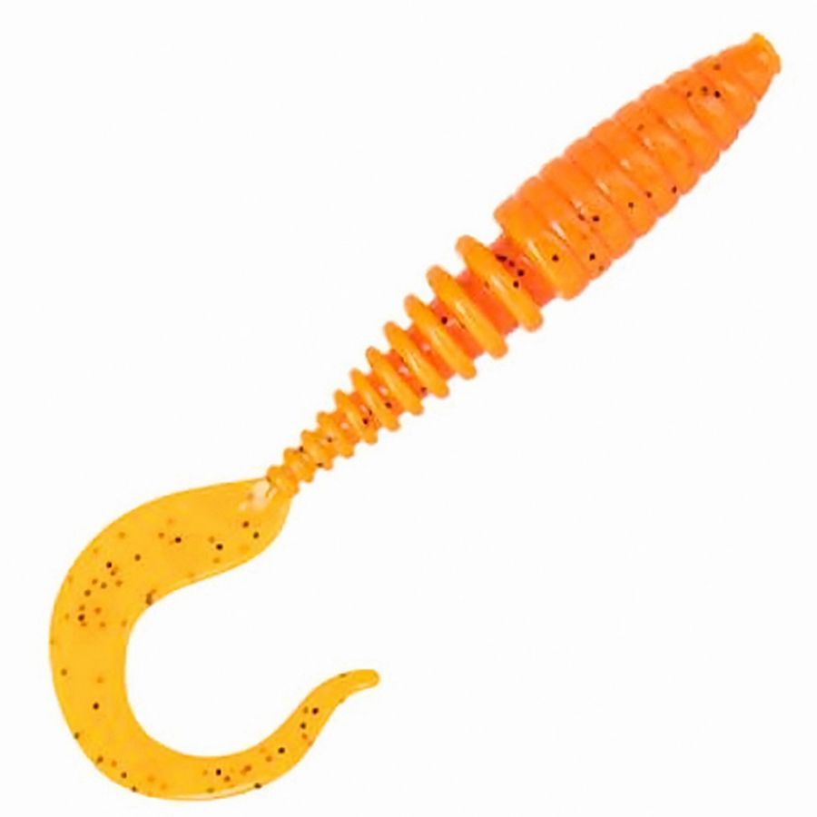 

Силиконовая приманка Zub Twist 75 мм цвет 250 Морковный 6 шт, Twist