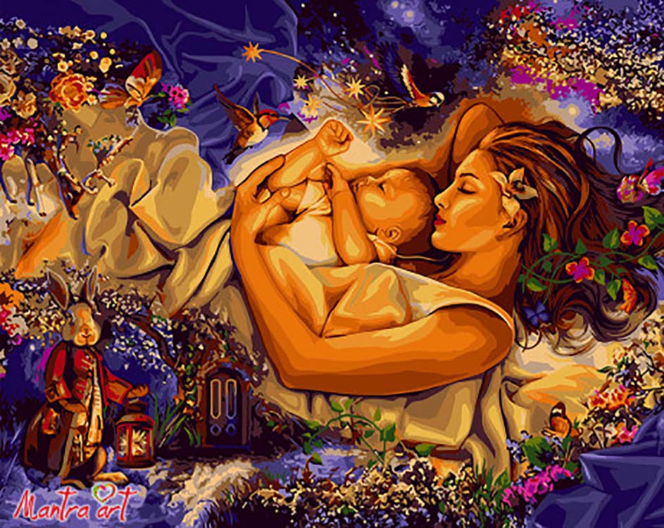 Картина по номерам Mantra art Материнство