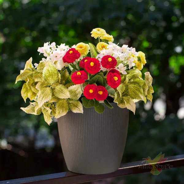 

Цветочный горшок Магнолия эко УТ-00010673-P 5,2 л малахит 1 шт., Зеленый, Магнолия эко