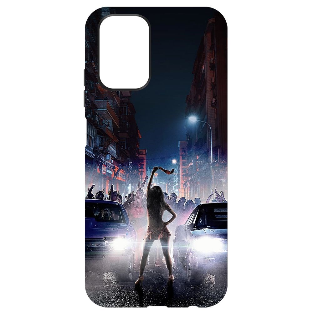 

Чехол-накладка Krutoff Soft Case Форсаж. Стритрейсинг для Xiaomi Redmi 10 черный