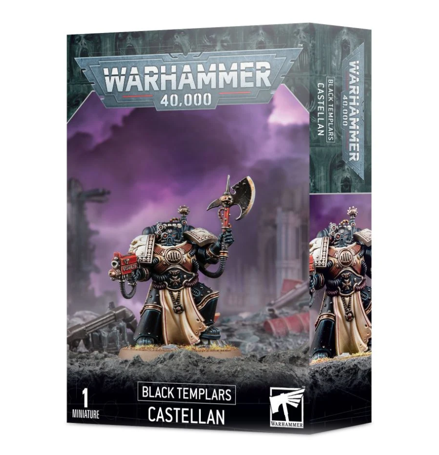 

55-47GW Набор Черные Храмовники. Кастелян Black Templars Castellan, 5011921162871