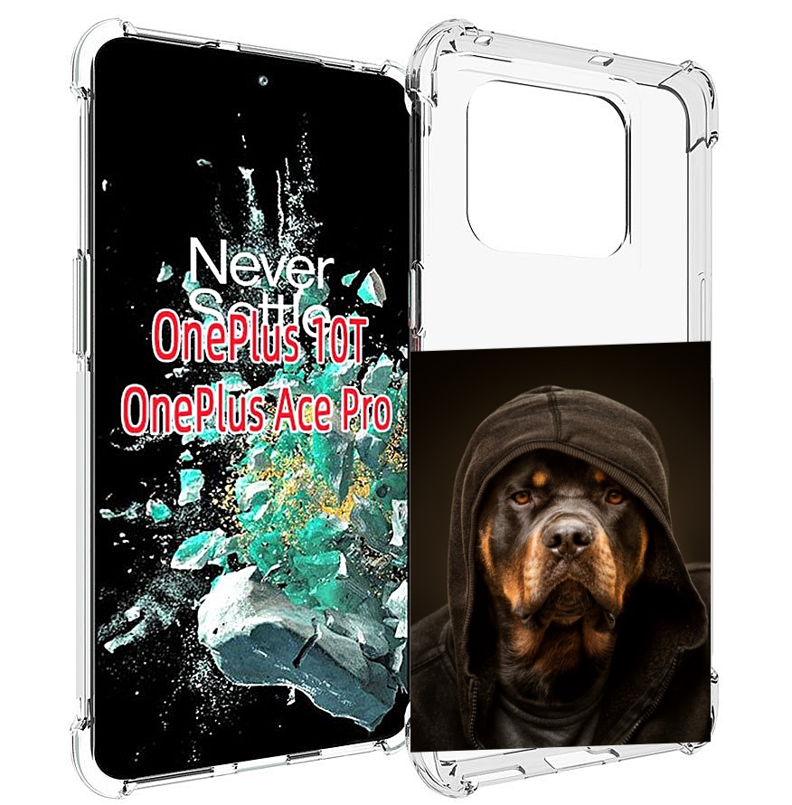 

Чехол MyPads Пес-барбос для OnePlus 10T, Прозрачный, Tocco