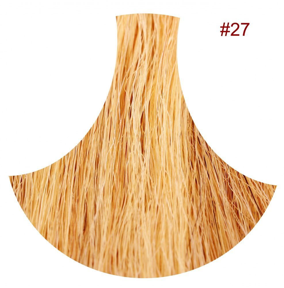 

Искусственные волосы Remy на клипсах 27 70-75 см, Блонд, kr-4880