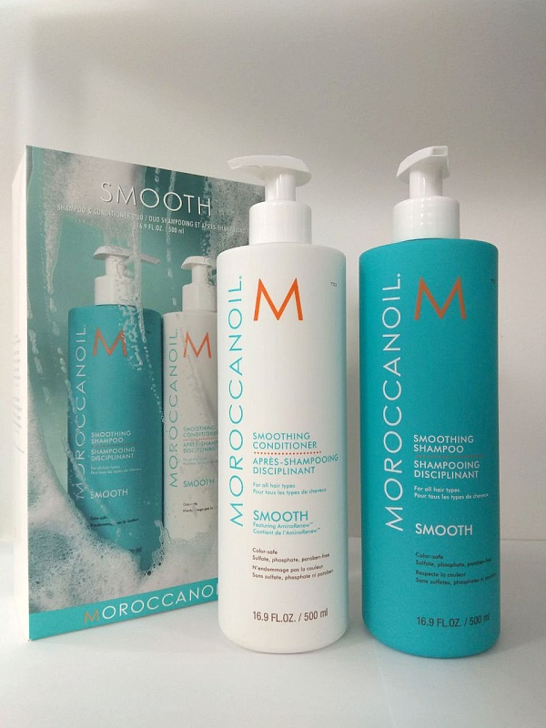 Набор Moroccanoil DUO Разглаживание Шампунь  и  Кондиционер 500 мл