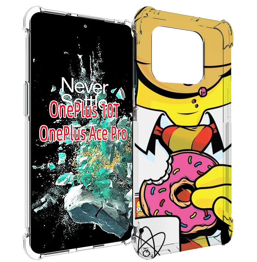 

Чехол MyPads Пончик для OnePlus 10T, Прозрачный, Tocco