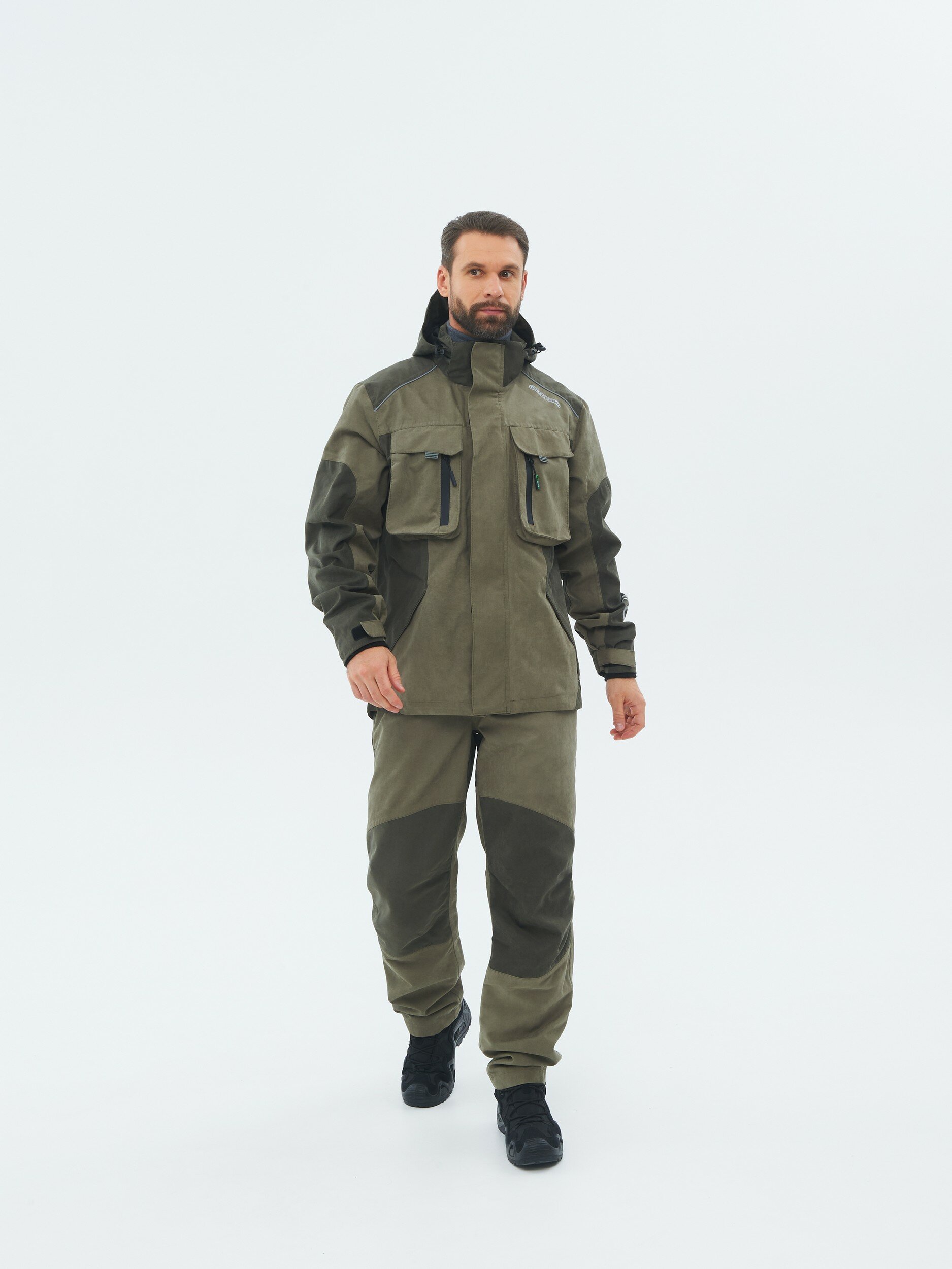 

Костюм демисезонный Huntsman Торнадо ткань Исландия цвет Хаки 48-50 170-176, Торнадо