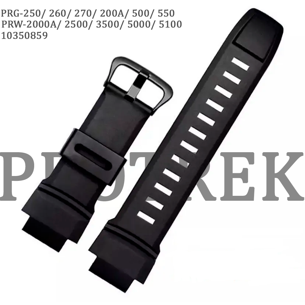 

Ремешок из двух частей унисекс Haspic PROTREK PRG-270 черный, PROTREK PRG-270
