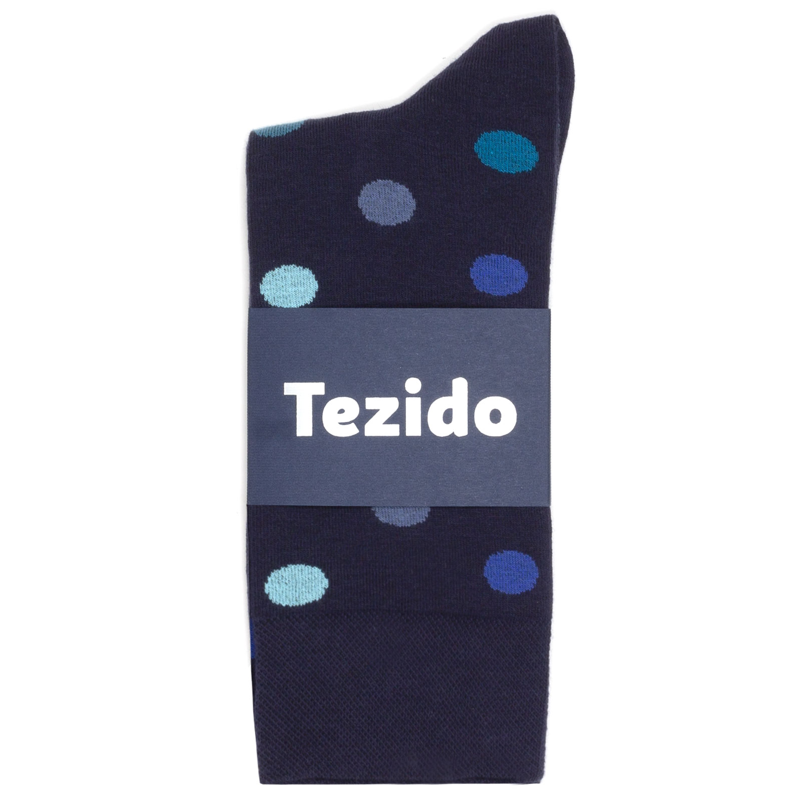 

Носки мужские Tezido Dots разноцветные 41-46, Черный;голубой;синий, Dots