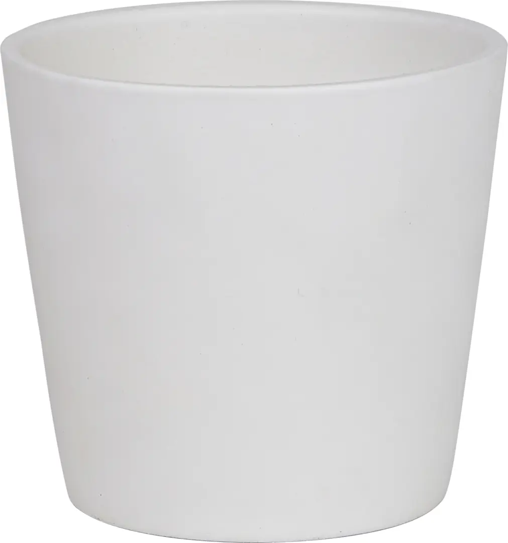 

Цветочное кашпо Глина SSS-83801938 0,4 л белый 1 шт.