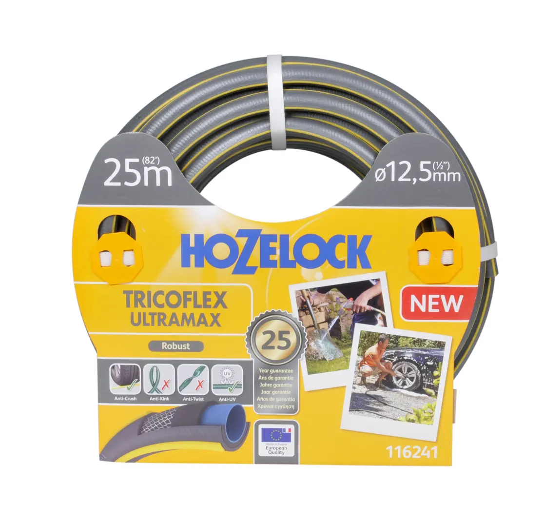 

Шланг для полива Hozelock T/U 12.5 мм 25 м, Серый