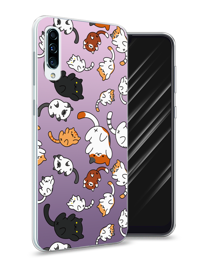 

Чехол Awog на Samsung Galaxy A50 "Котопад", Разноцветный, 27750-7