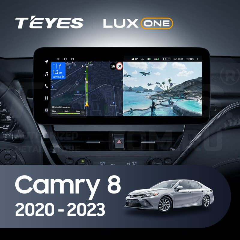 

Штатная магнитола Teyes LUX ONE 360 6/128 Toyota Camry 8 XV70 (2020-2023), Lux One