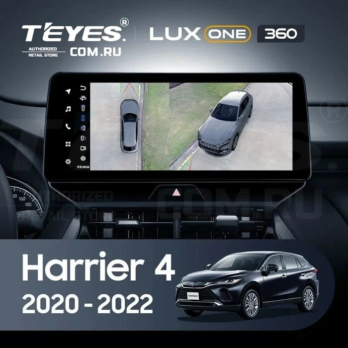 

Штатная магнитола Teyes LUX ONE 360 6/128 Toyota Harrier 4 XU80 (2020-2022), Lux One