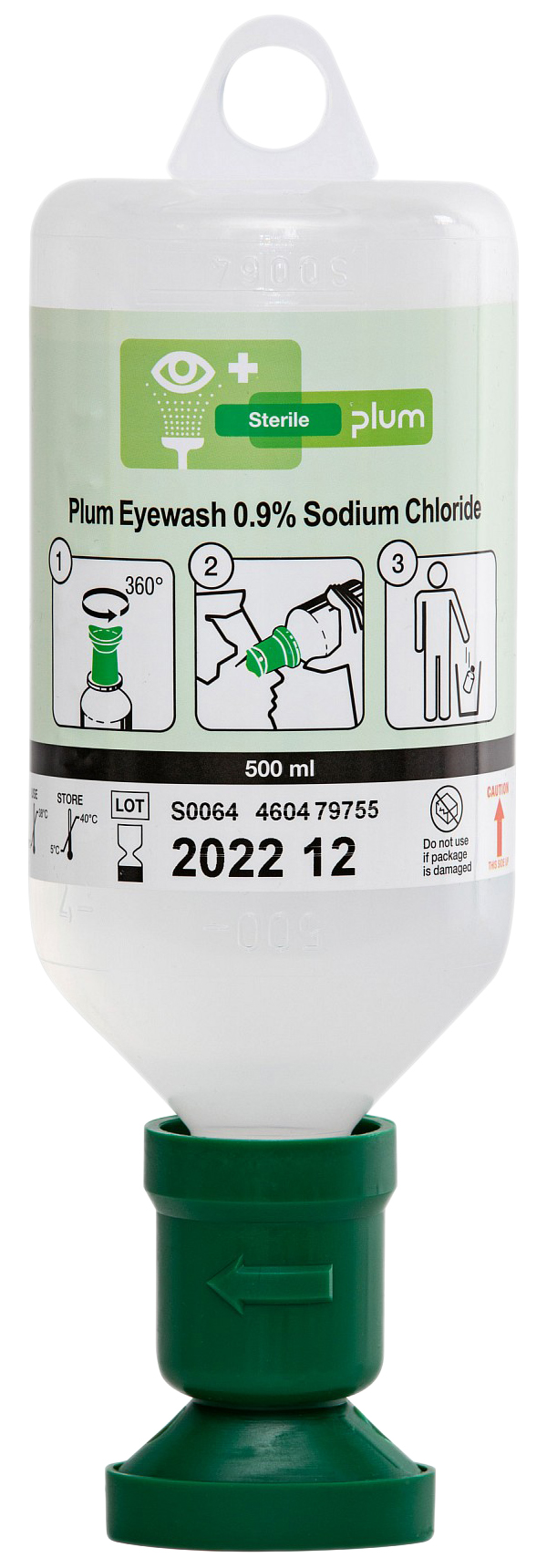 Средство для промывки глаз от инородных частиц Plum Eyewash 500мл 4604