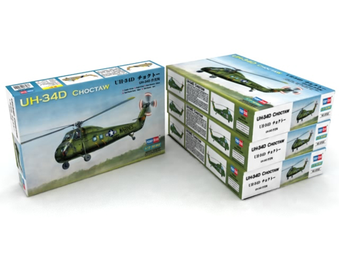 

Сборная модель HobbyBoss 1/72 Американский UH-34D Choctaw 87222