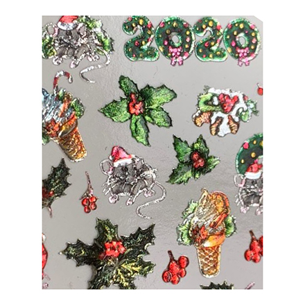 

3D-слайдер Anna Tkacheva Crystal №774 Новый год. Мышки, Разноцветный