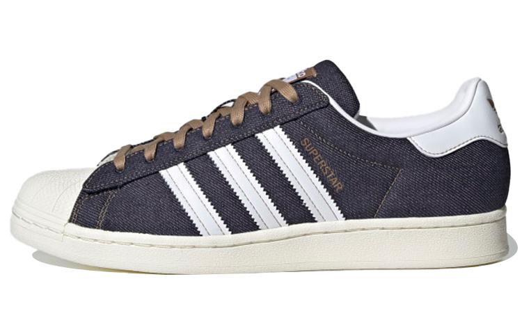 

Кеды унисекс Adidas Superstar синие 44 EU, Синий, Superstar