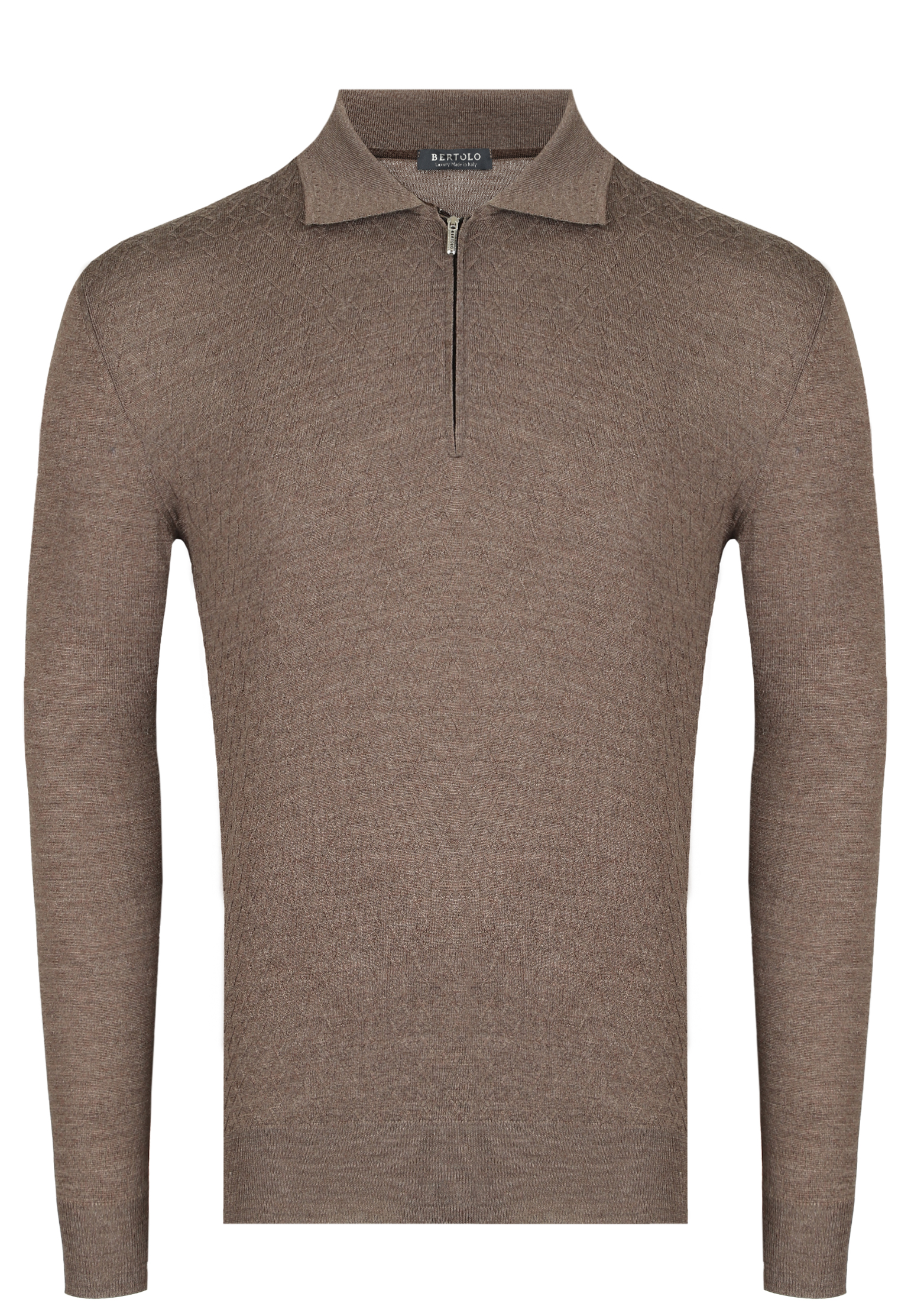 Джемпер мужской BERTOLO 149631 коричневый 54