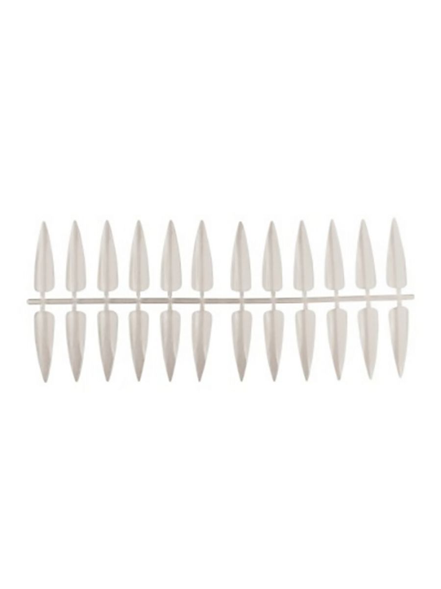 Типсы Irisk Professional отрывные демонстрационные Стилет 120шт гелевые формы типсы для наращивания ногтей 20 арочный стилет укороченный 120 шт