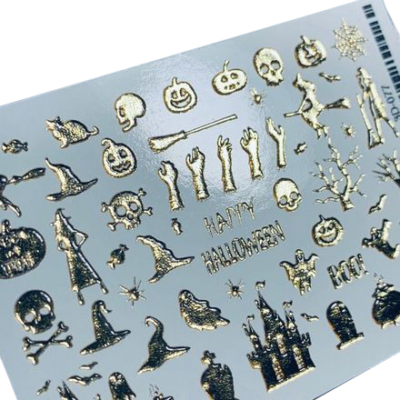 

3D-слайдер Anna Tkacheva Gold Crystal №77 Хэллоуин. Halloween