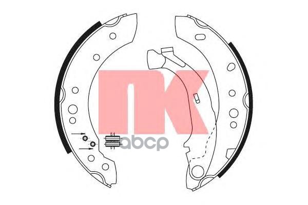 

Тормозные колодки Nk 2719691, Колодки тормозные Nk 2719691 Nk 2719691