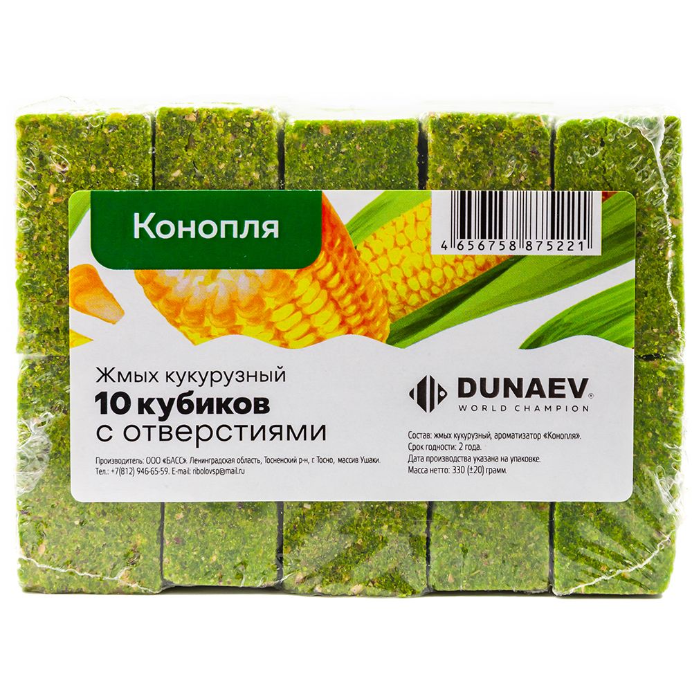 

Жмых кукурузный Dunaev КОНОПЛЯ 300 гр (10 кубиков с отверстиями), Разноцветный, Жмых кукурузный New stl23