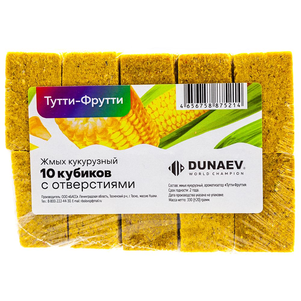 

Жмых кукурузный Dunaev ТУТТИ-ФРУТТИ 300 гр (10 кубиков с отверстиями), Разноцветный, Жмых кукурузный New stl23