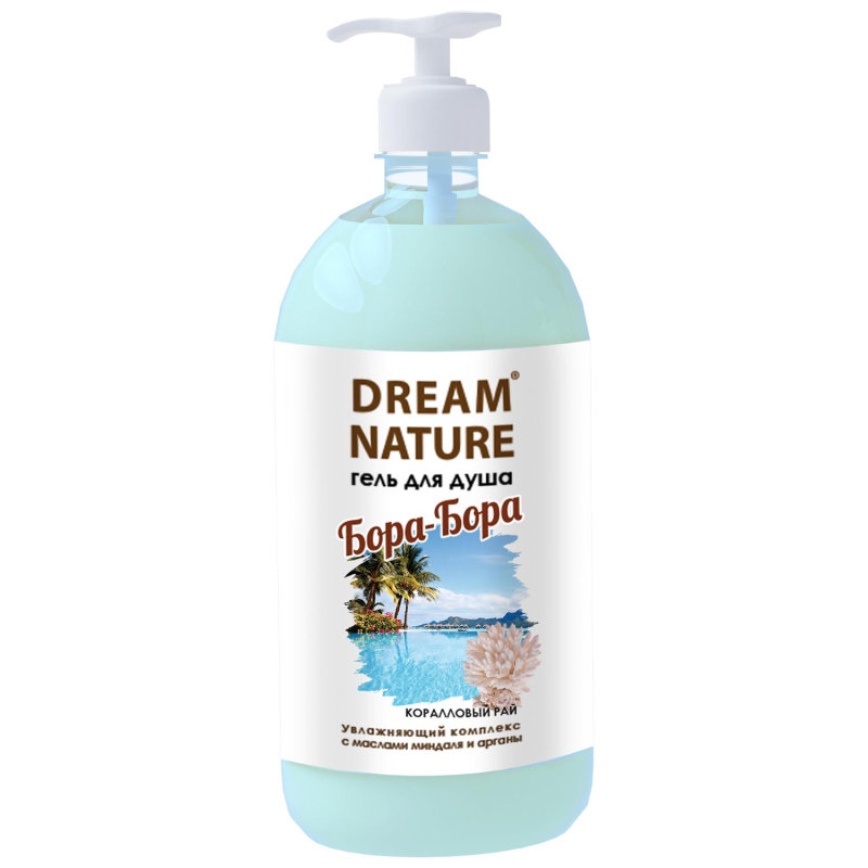 

Гель для душа Dream Nature Бора-Бора, 1л, (2шт.)