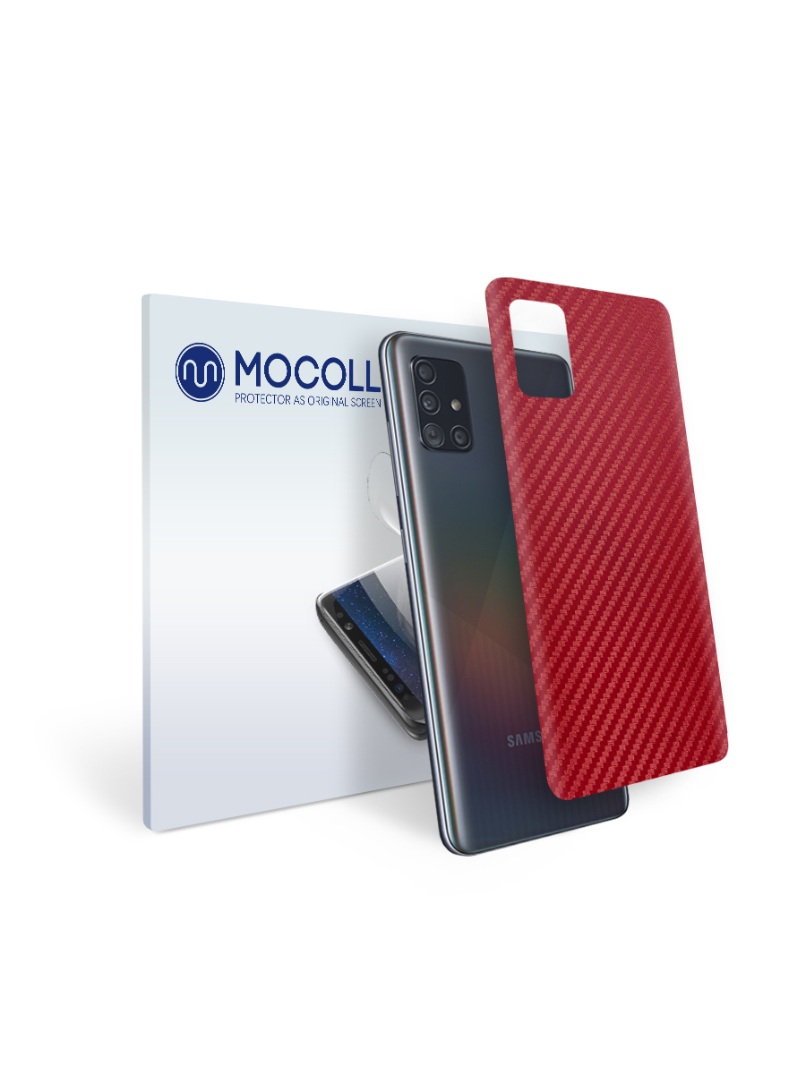 

Защитная пленка MOCOLL для Samsung GALAXY A8 Plus Карбон красный (SAMC320)