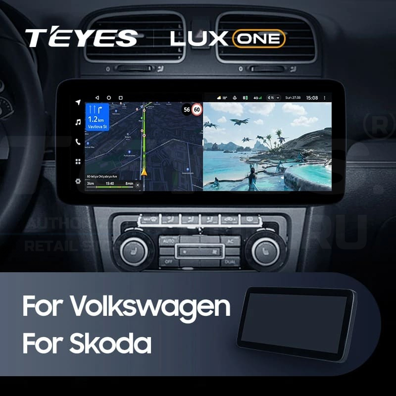

Штатная магнитола Teyes LUX ONE 360 6/128 Volkswagen Scirocco (2008-2015), Lux One