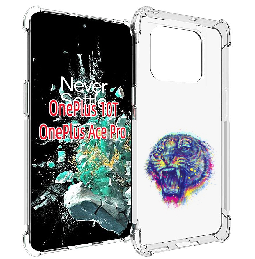 

Чехол MyPads Тигр 2 для OnePlus 10T, Прозрачный, Tocco