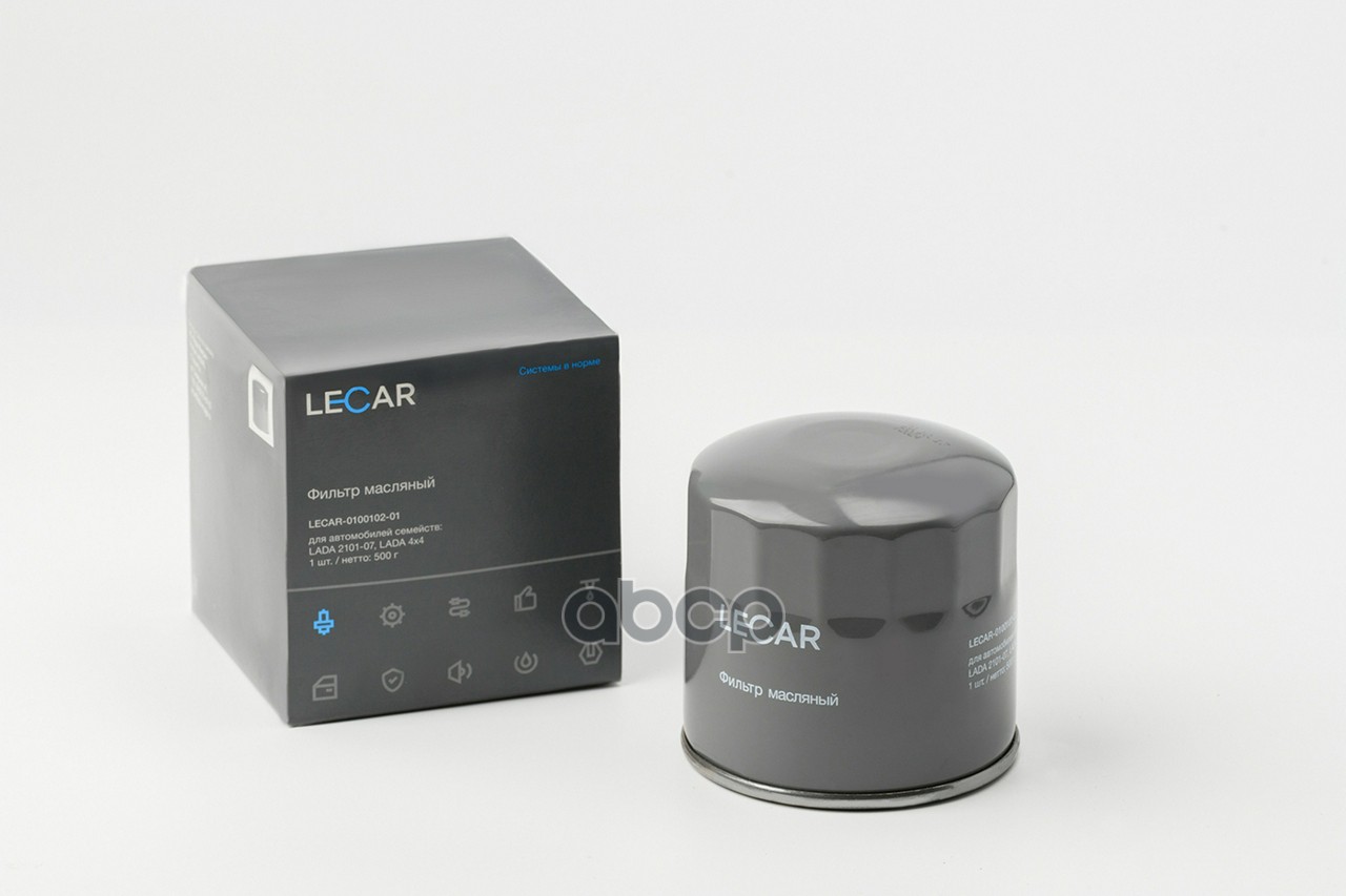 LECAR LECAR010010201 Фильтр масляный 2101-07,2121-21213 (высокий) LECAR фирм.упак LECAR