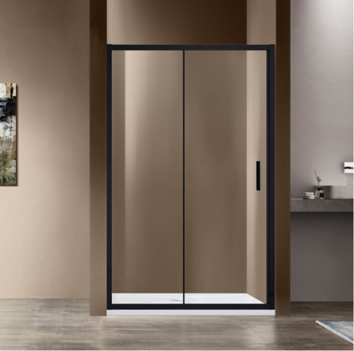 Душевая дверь Vincea Garda VDS-1G 145х190 см, черный профиль