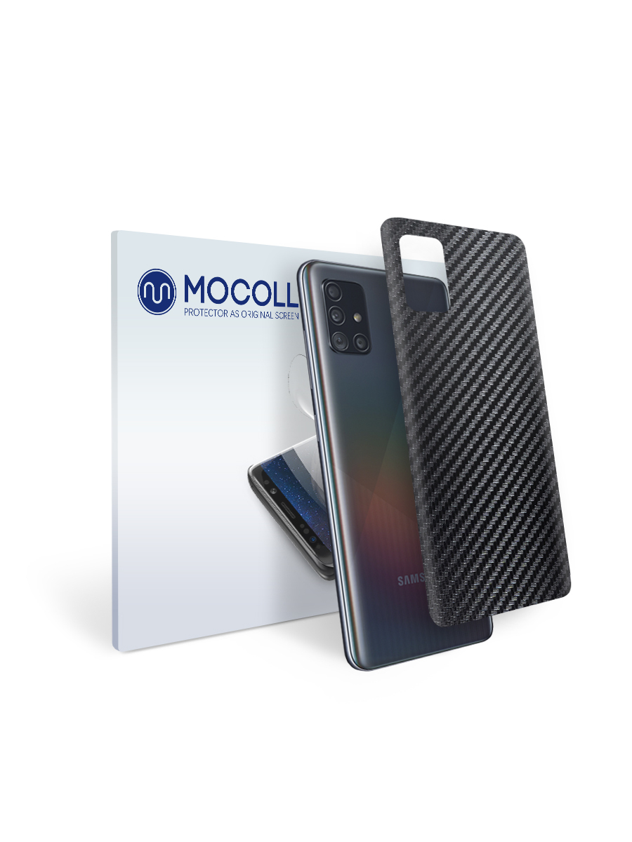 

Пленка защитная MOCOLL для задней панели Samsung GALAXY A21S Карбон черный