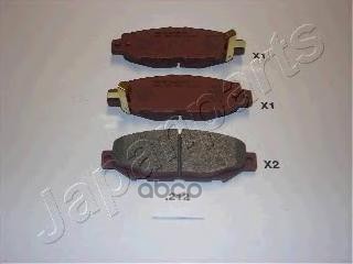 

Тормозные колодки Japanparts дисковые pp212af, Комплект тормозных колодок дисковый тормоз