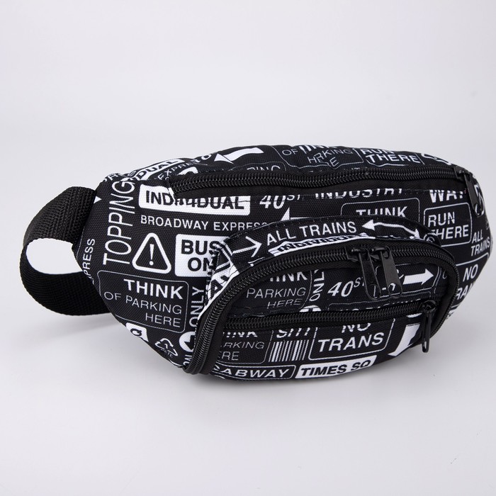 

Поясная сумка мужская NoBrand 4935998, черный, 4935998