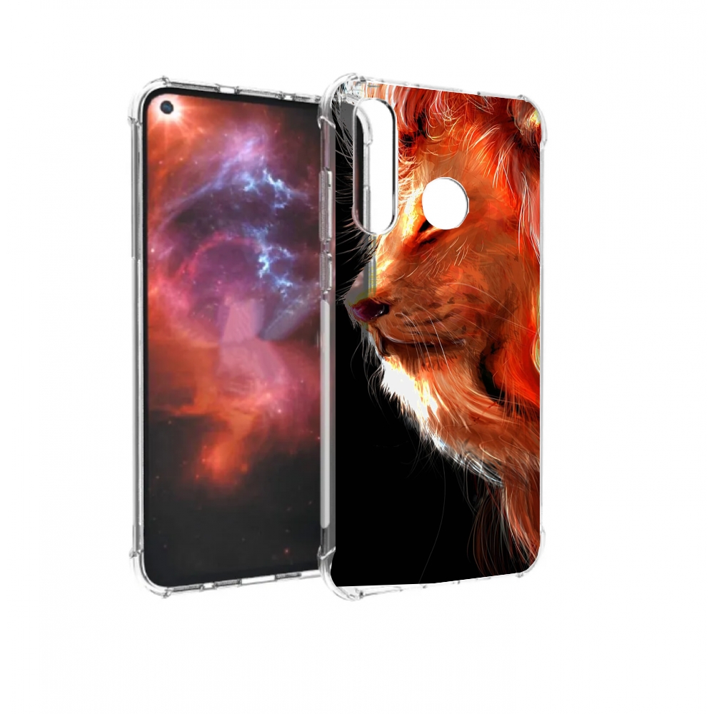 

Чехол бампер MyPads Арт-рисунок-льва мужской для Huawei Nova 4 п, Прозрачный, Tocco
