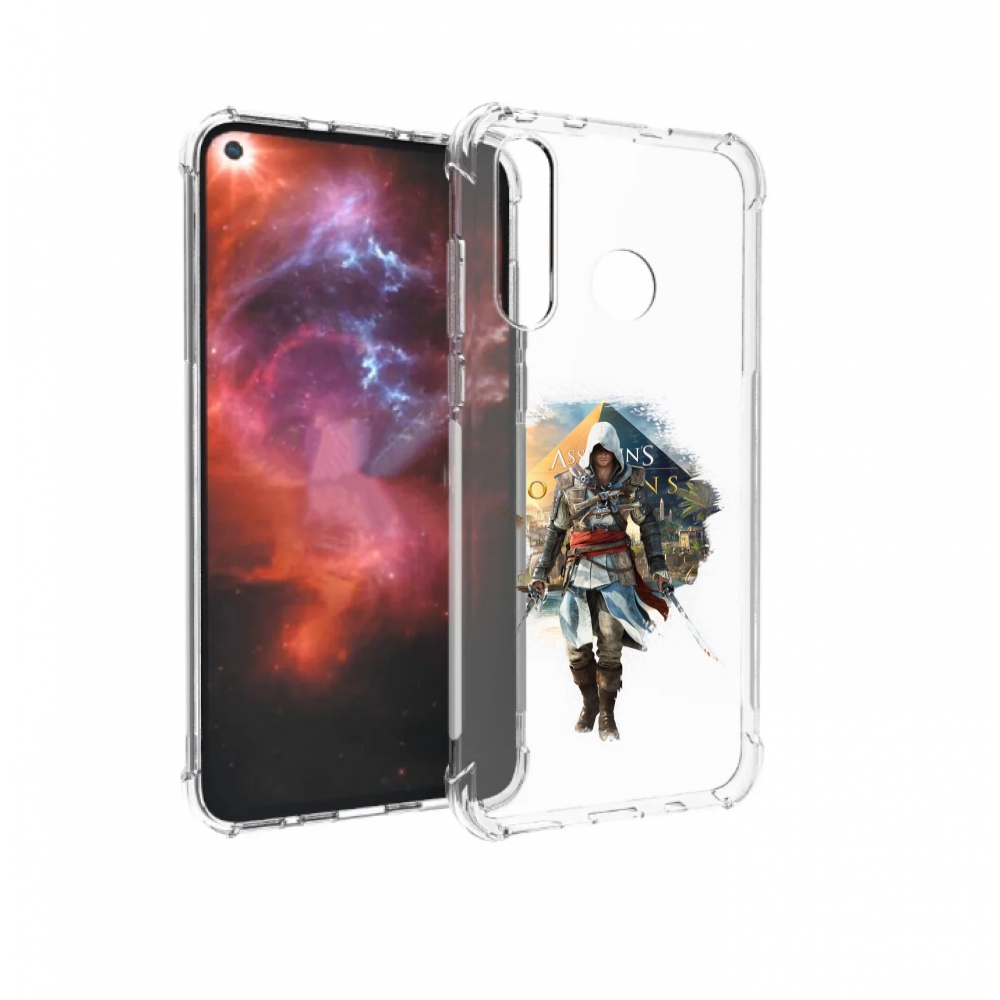 Чехол бампер MyPads Ассасин для Huawei Nova 4 противоударный