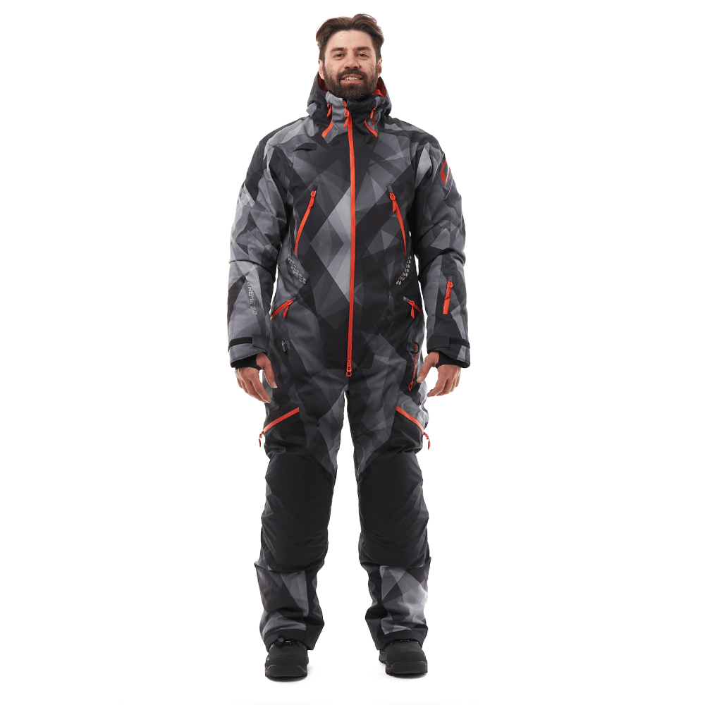 Комбинезон снегоходный Dragonfly Extreme MAN Dark Grey Утепленный L