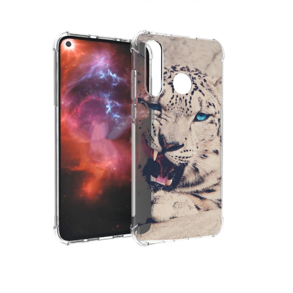 

Чехол бампер MyPads Барсюня для Huawei Nova 4 противоударный, Прозрачный, Tocco