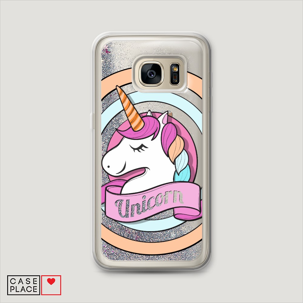 

Чехол Awog на Samsung Galaxy S7 "Unicorn зефирный", Разноцветный, 24591-1
